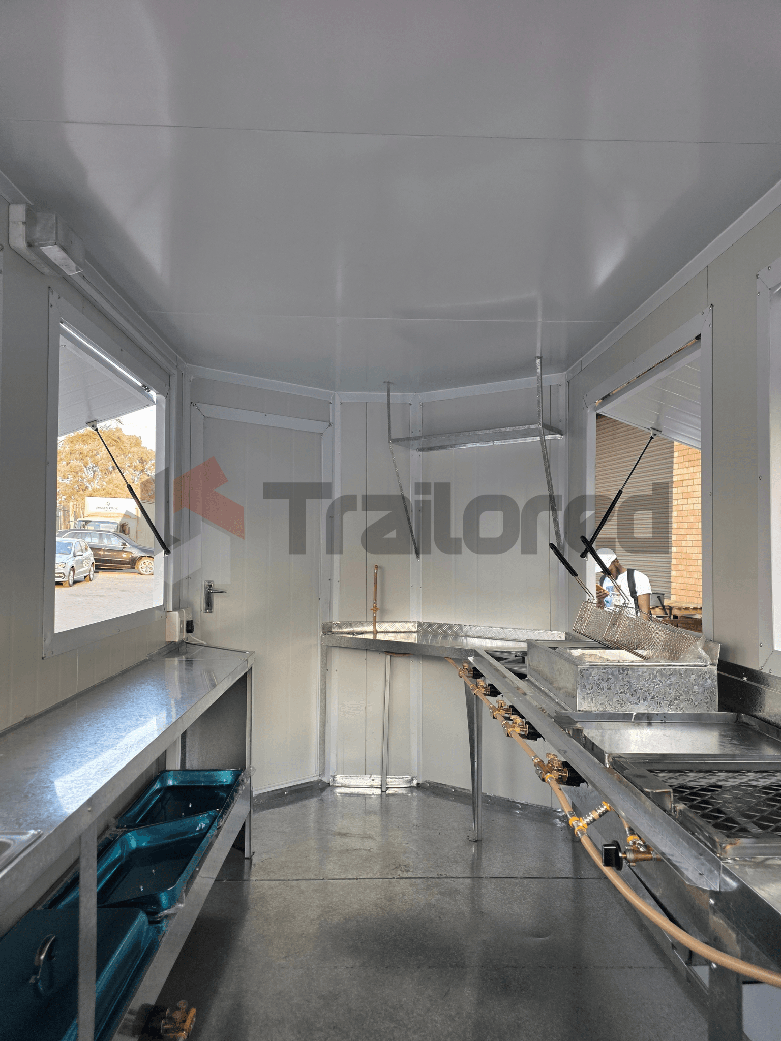 Kangala trailer cooking equipment